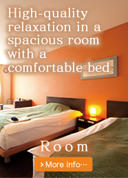 High-quality relaxation in a spacious room with a comfortable bed